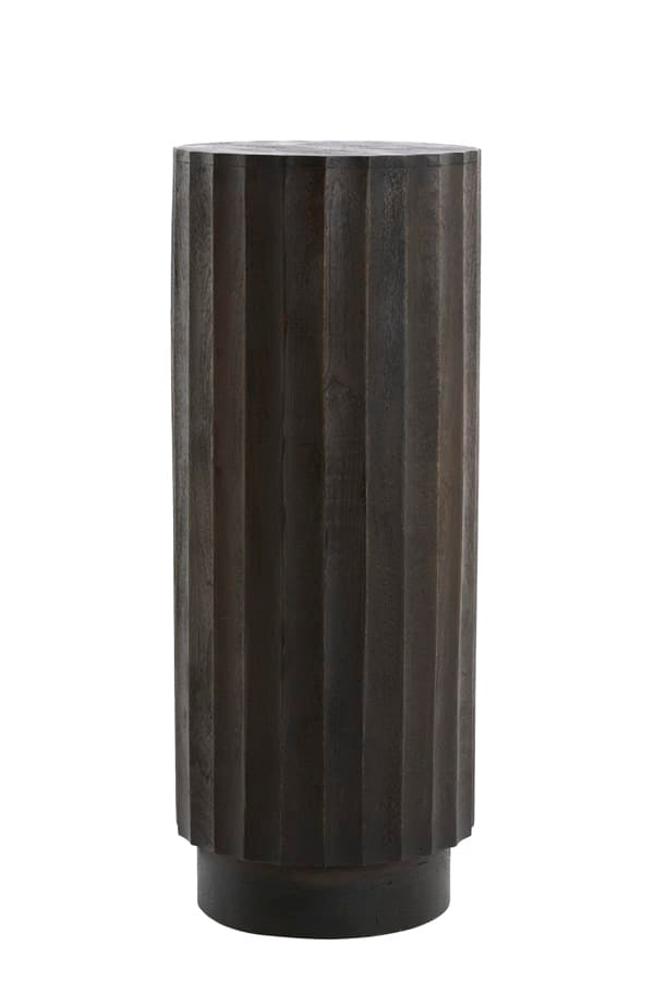 Light & Living Accessories Pillar 40x100 cm ELLENA wood matt dark russet House of Isabella UK