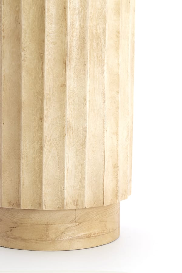 Light & Living Accessories Pillar 40x100 cm ELLENA wood matt natural House of Isabella UK