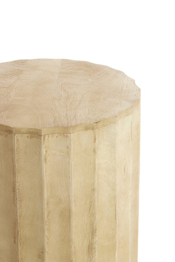 Light & Living Accessories Pillar 40x100 cm ELLENA wood matt natural House of Isabella UK