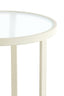 Light & Living Accessories Pillar 40x101 cm RETIRO clear rib glass+cream House of Isabella UK