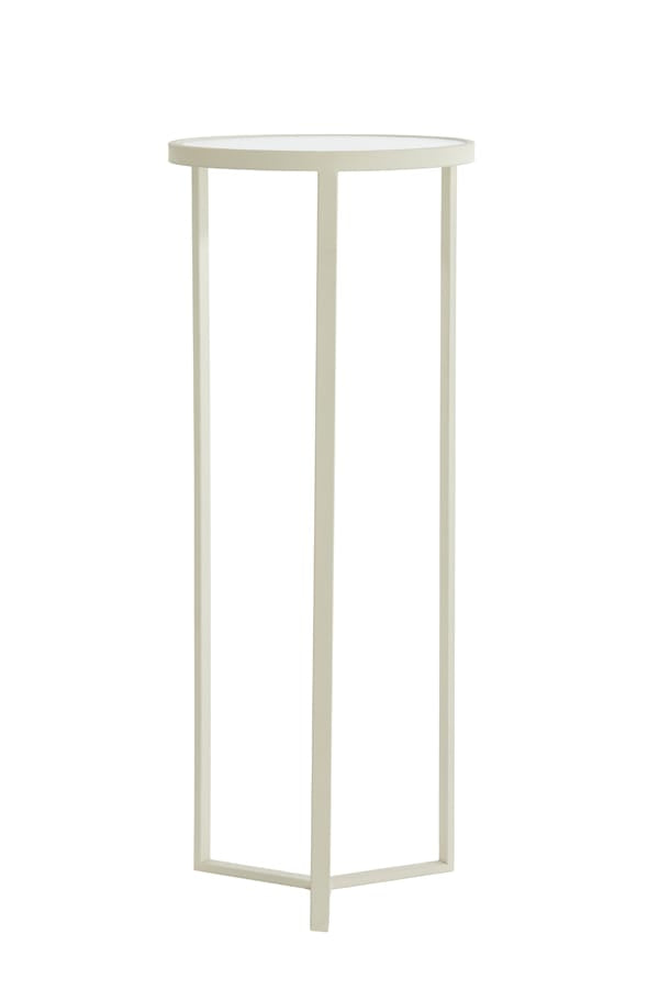 Light & Living Accessories Pillar 40x101 cm RETIRO clear rib glass+cream House of Isabella UK