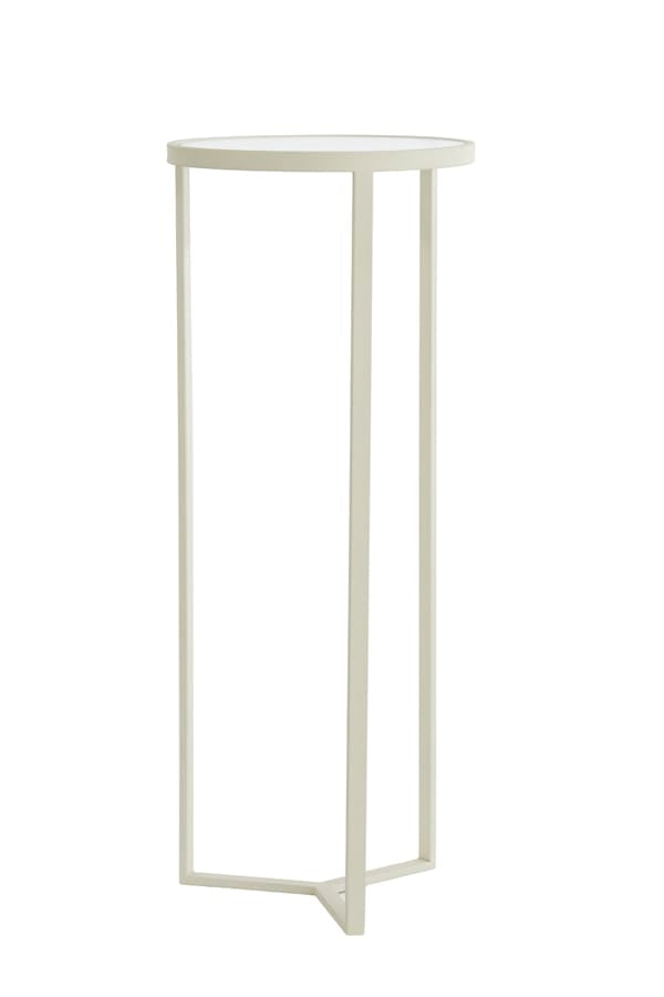 Light & Living Accessories Pillar 40x101 cm RETIRO clear rib glass+cream House of Isabella UK