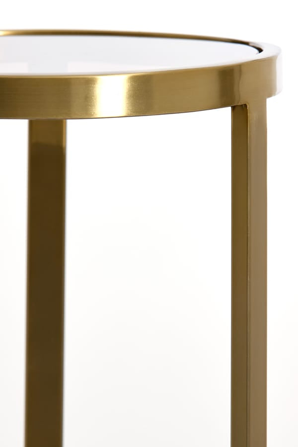 Light & Living Accessories Pillar 40x101 cm RETIRO glass brown-light gold House of Isabella UK