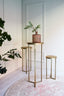 Light & Living Accessories Pillar 40x101 cm RETIRO light gold House of Isabella UK