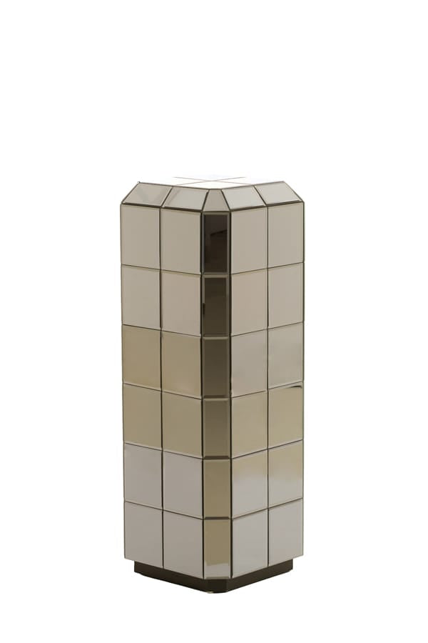 Light & Living Accessories Pillar 40x40x100 cm LUCIANO brown House of Isabella UK