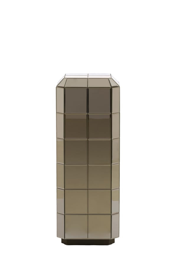 Light & Living Accessories Pillar 40x40x100 cm LUCIANO brown House of Isabella UK