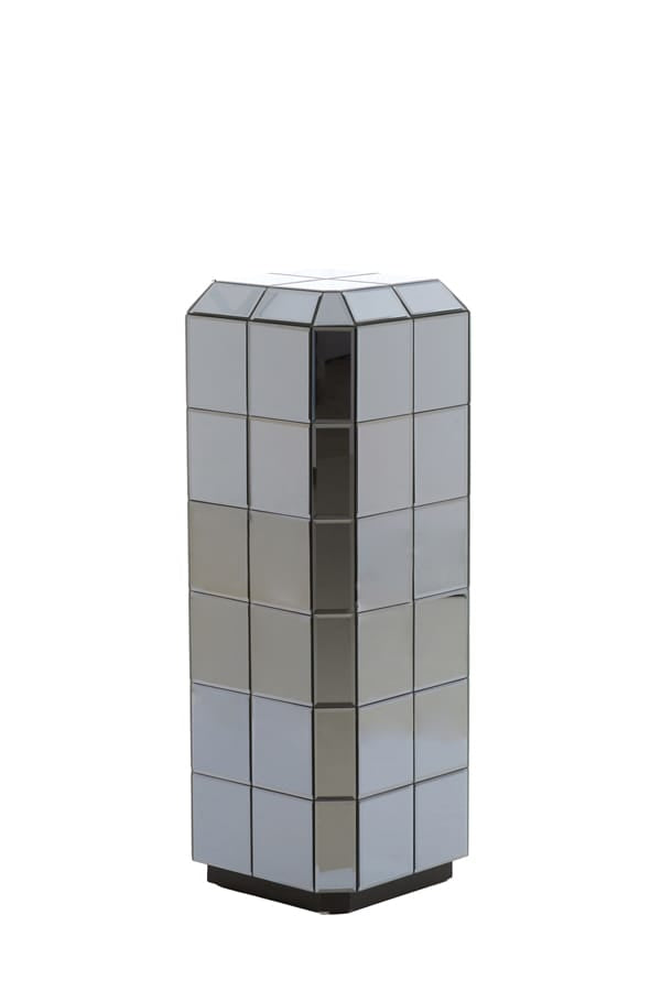 Light & Living Accessories Pillar 40x40x100 cm LUCIANO smoke House of Isabella UK