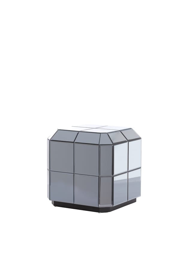Light & Living Accessories Pillar 40x40x40 cm LUCIANO smoke House of Isabella UK