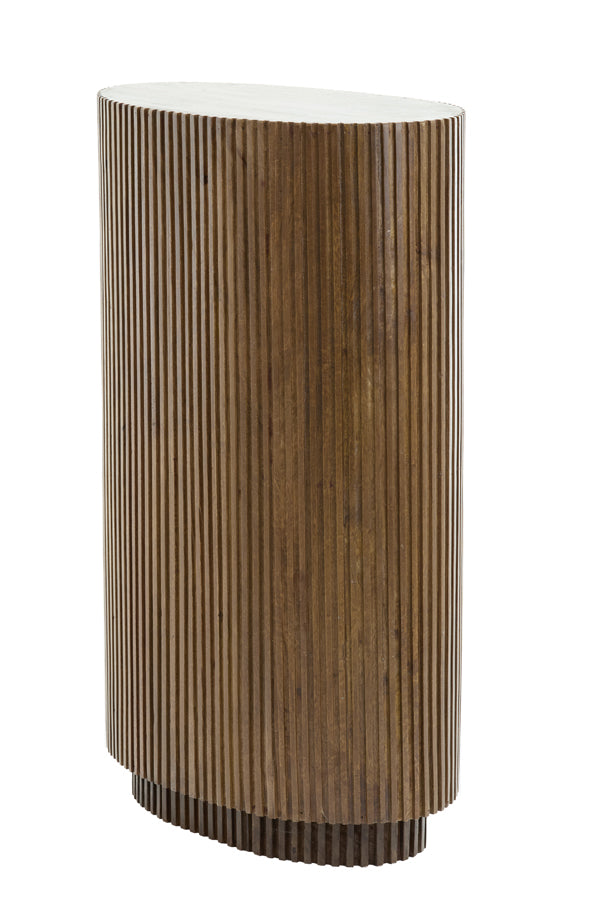 Light & Living Accessories Pillar 60x35x100 cm DUMOSI wood dark brown House of Isabella UK