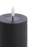 Light & Living Accessories Pillar candle LED 7,5x12,5 cm LUMAIRE black House of Isabella UK
