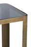 Light & Living Accessories Pillar S/2 30x30x80+35x35x100 cm OXE ant bronze+smoked glass House of Isabella UK