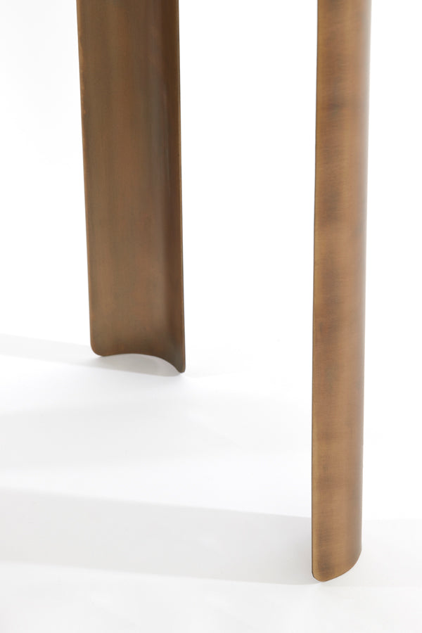 Light & Living Accessories Pillar S/2 30x30x80+35x35x100 cm OXE ant bronze+smoked glass House of Isabella UK