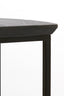 Light & Living Accessories Pillar S/2 30x30x80+35x35x100 cm QUENZA acacia wd mtt blk+bk House of Isabella UK