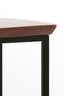 Light & Living Accessories Pillar S/2 30x30x80+35x35x100 cm QUENZA acacia wood brwn+blk House of Isabella UK