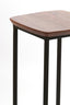 Light & Living Accessories Pillar S/2 30x30x80+35x35x100 cm QUENZA acacia wood brwn+blk House of Isabella UK
