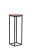 Light & Living Accessories Pillar S/2 30x30x80+35x35x100 cm QUENZA acacia wood brwn+blk House of Isabella UK