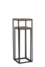 Light & Living Accessories Pillar S/2 30x30x82,5+35x35x102 cm YARULA wood+black House of Isabella UK