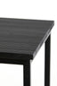 Light & Living Accessories Pillar S/2 30x30x83+36x36x103 cm BRYSON wood matt black House of Isabella UK