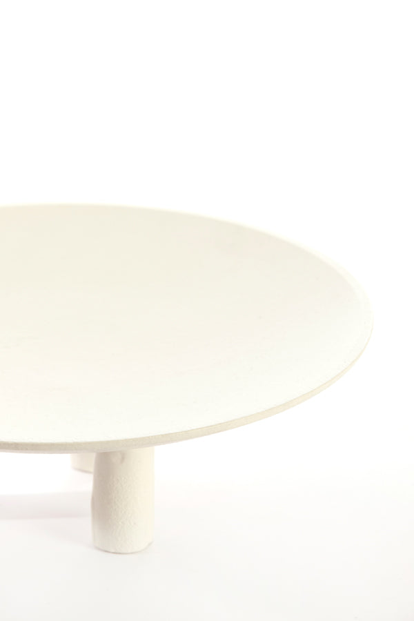 Light & Living Accessories Plateau on base 30,5x10,5 cm TABUA cream House of Isabella UK