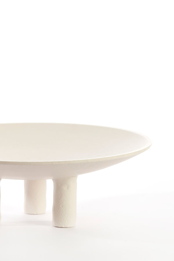 Light & Living Accessories Plateau on base 30,5x10,5 cm TABUA cream House of Isabella UK