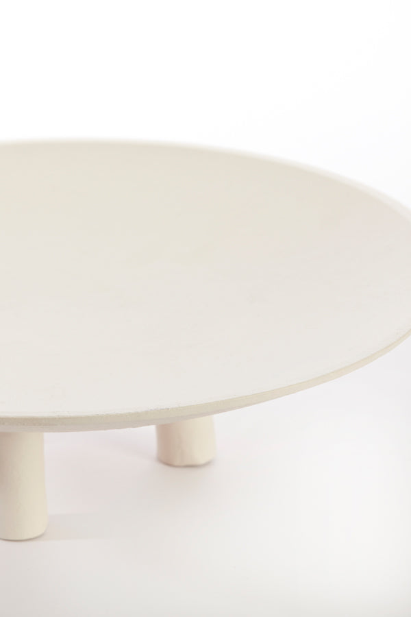 Light & Living Accessories Plateau on base 40x11 cm TABUA cream House of Isabella UK