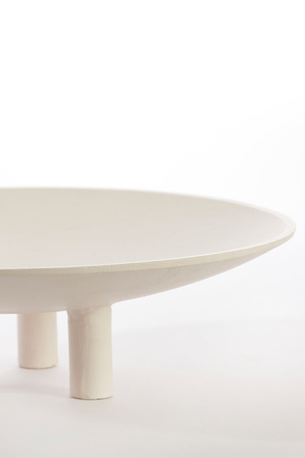 Light & Living Accessories Plateau on base 40x11 cm TABUA cream House of Isabella UK