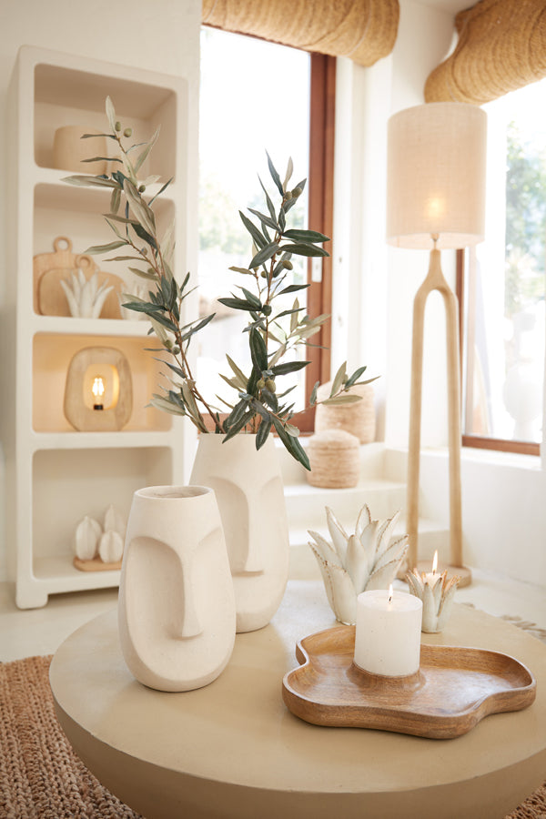 Light & Living Accessories Pot deco 18x29,5 cm FACE natural House of Isabella UK