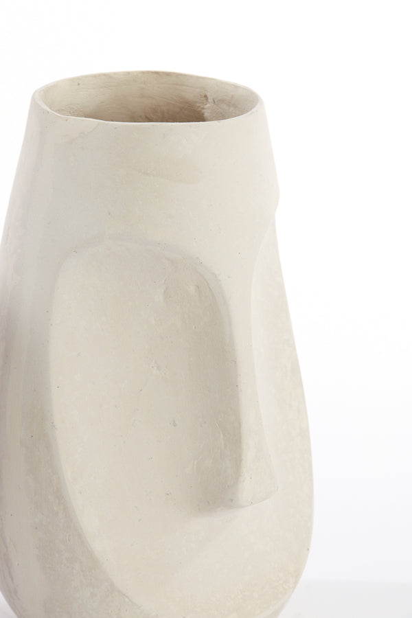 Light & Living Accessories Pot deco 18x29,5 cm FACE natural House of Isabella UK