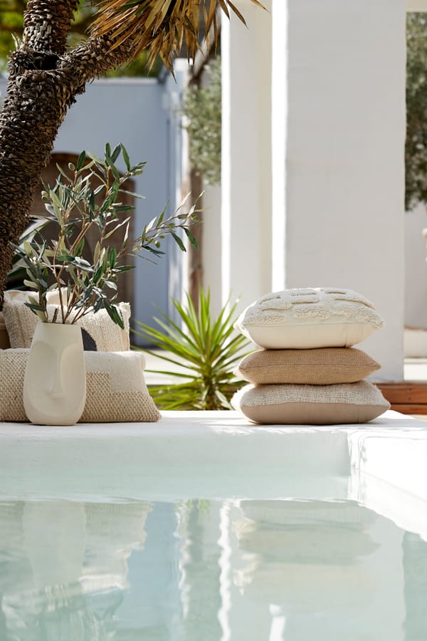 Light & Living Accessories Pot deco 21x18x36 cm FACE natural House of Isabella UK