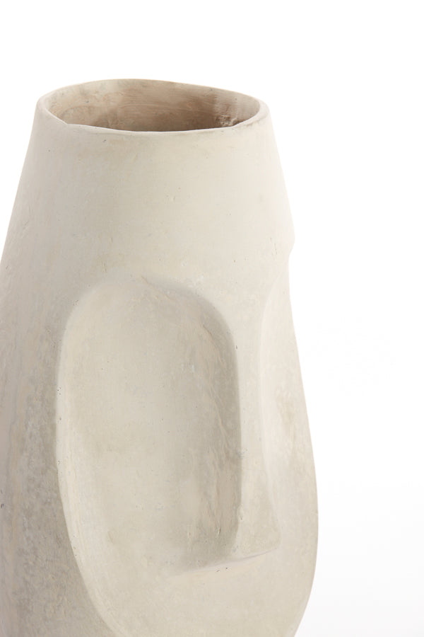 Light & Living Accessories Pot deco 21x18x36 cm FACE natural House of Isabella UK