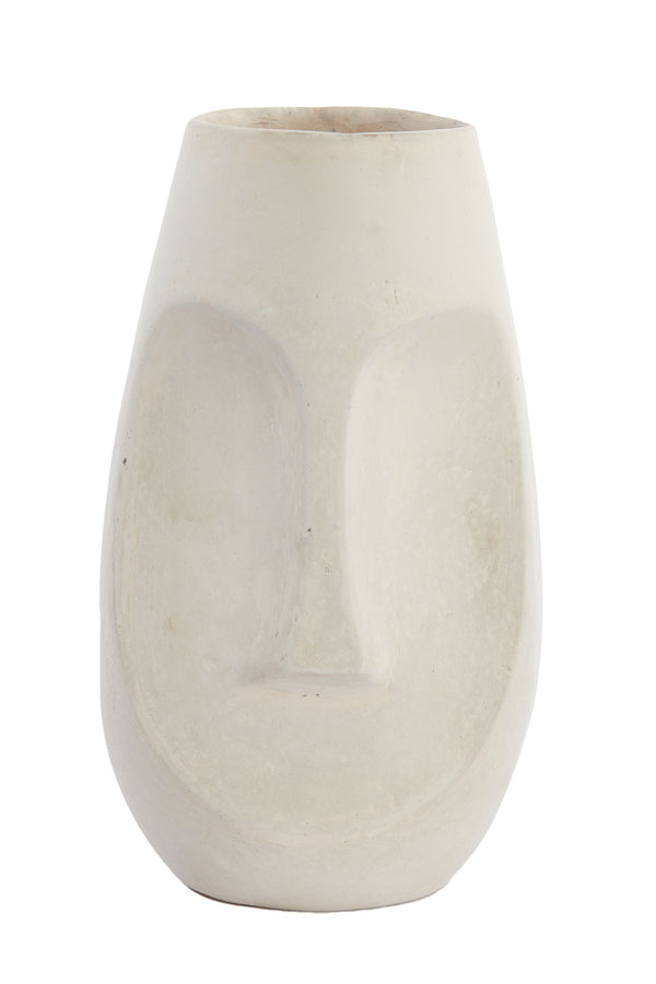 Light & Living Accessories Pot deco 21x18x36 cm FACE natural House of Isabella UK