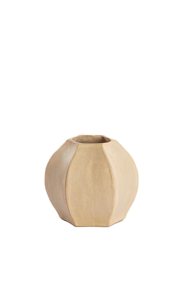 Light & Living Accessories Pot deco 23,5x21,5 cm MELIS natural House of Isabella UK