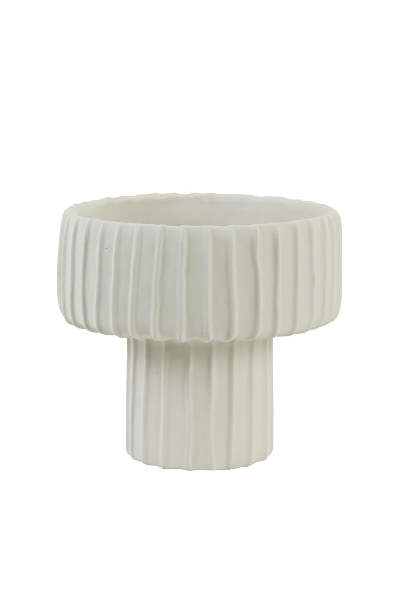 Light & Living Accessories Pot deco 30x27 cm MAJA cement cream House of Isabella UK