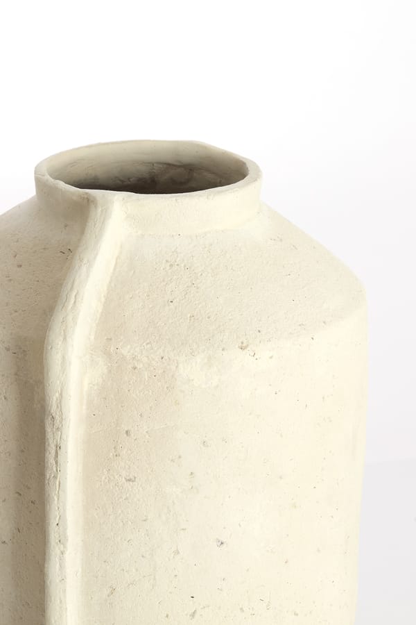 Light & Living Accessories Pot deco 34,5x31,5x37,5 cm NORIC matt cream House of Isabella UK