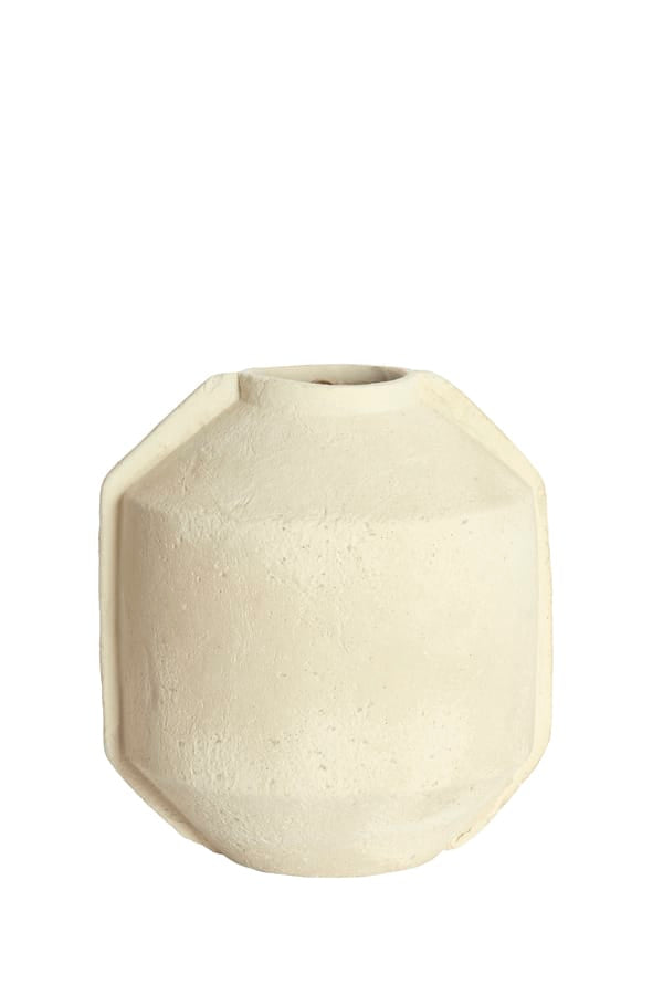 Light & Living Accessories Pot deco 34,5x31,5x37,5 cm NORIC matt cream House of Isabella UK