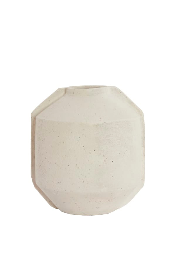 Light & Living Accessories Pot deco 35x32x57 cm NORIC matt cream House of Isabella UK