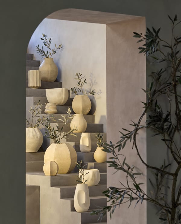 Light & Living Accessories Pot deco 35x42 cm NORELL natural House of Isabella UK