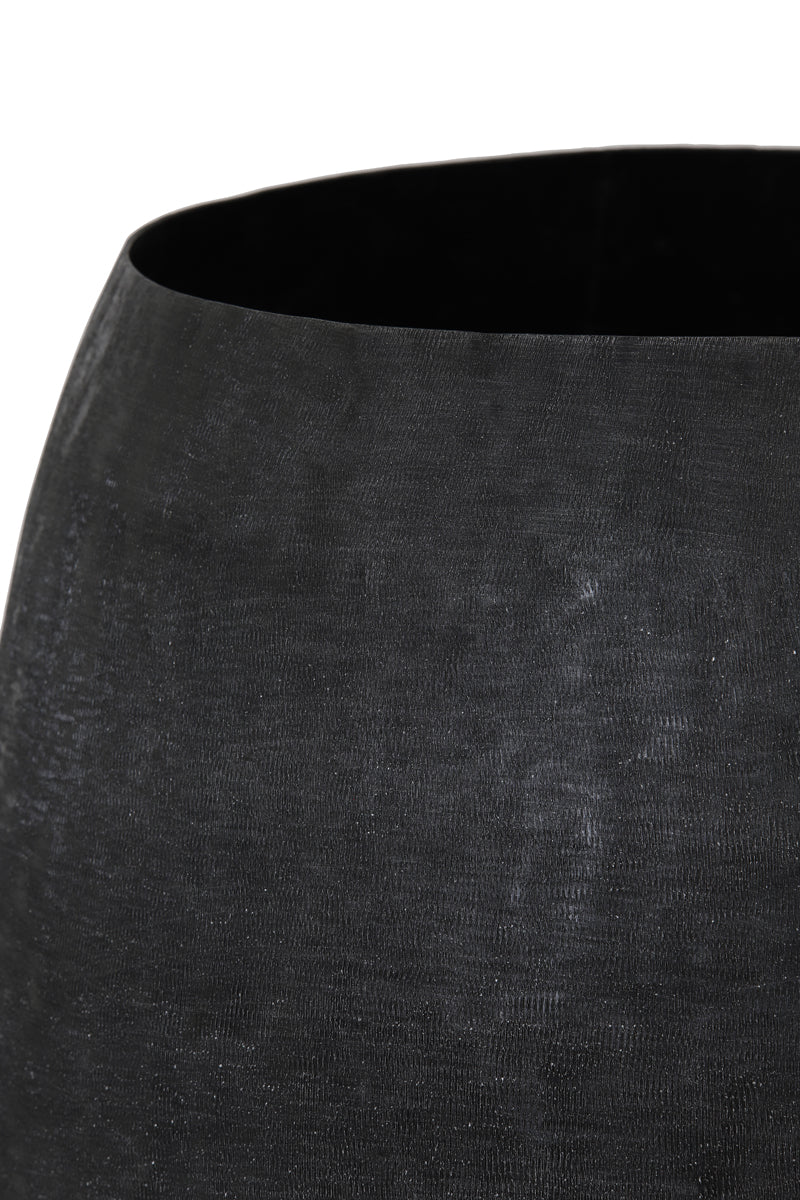 Light & Living Accessories Pot deco 39x42 cm GENOLI matt black House of Isabella UK