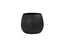 Light & Living Accessories Pot deco S/2 38,5x28,5+50x37,5 cm GENOLU matt black House of Isabella UK