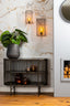 Light & Living Accessories Pot deco S/2 38,5x28,5+50x37,5 cm GENOLU matt black House of Isabella UK