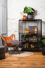 Light & Living Accessories Pot deco S/2 38,5x28,5+50x37,5 cm GENOLU matt black House of Isabella UK