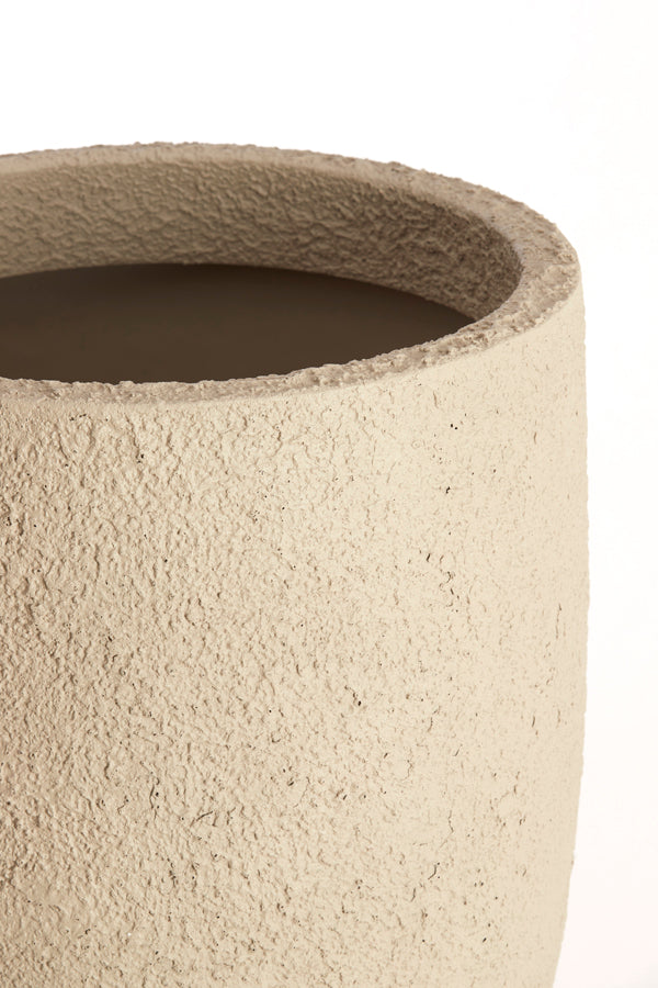Light & Living Accessories Pot deco S/3 30x46+40x55+52x71 cm SIROLO sand House of Isabella UK