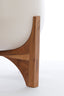 Light & Living Accessories Pot on base deco 44x53 cm KARUNA wood+matt cream House of Isabella UK