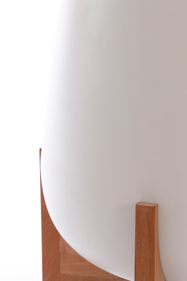 Light & Living Accessories Pot on base deco 44x53 cm KARUNA wood+matt cream House of Isabella UK