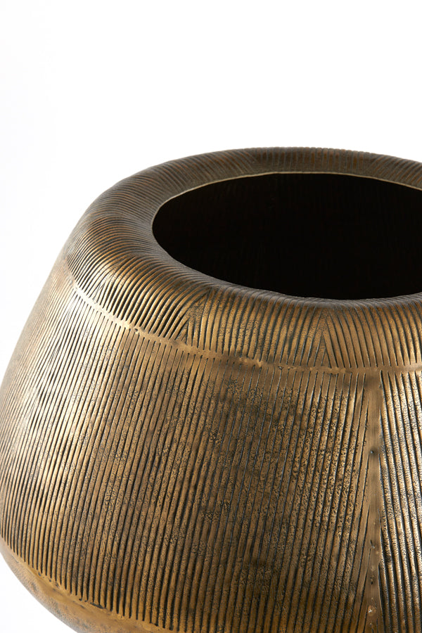Light & Living Accessories Pot on base deco 75x149 cm MARIELLE gold House of Isabella UK