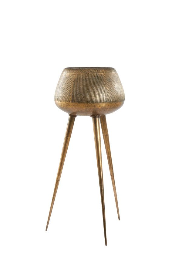 Light & Living Accessories Pot on base deco 75x149 cm MARIELLE gold House of Isabella UK