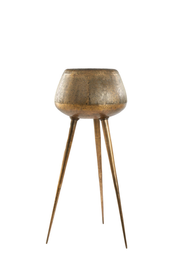 Light & Living Accessories Pot on base deco 75x149 cm MARIELLE gold House of Isabella UK