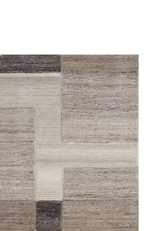 Light & Living Accessories Rug 230x160 cm ALMAO wool beige+dark brown House of Isabella UK
