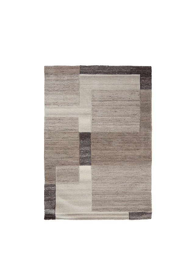 Light & Living Accessories Rug 230x160 cm ALMAO wool beige+dark brown House of Isabella UK