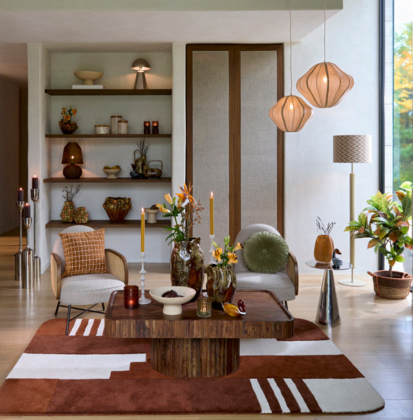 Light & Living Accessories Rug 230x160 cm SYLINA cream+dark orange+brown House of Isabella UK